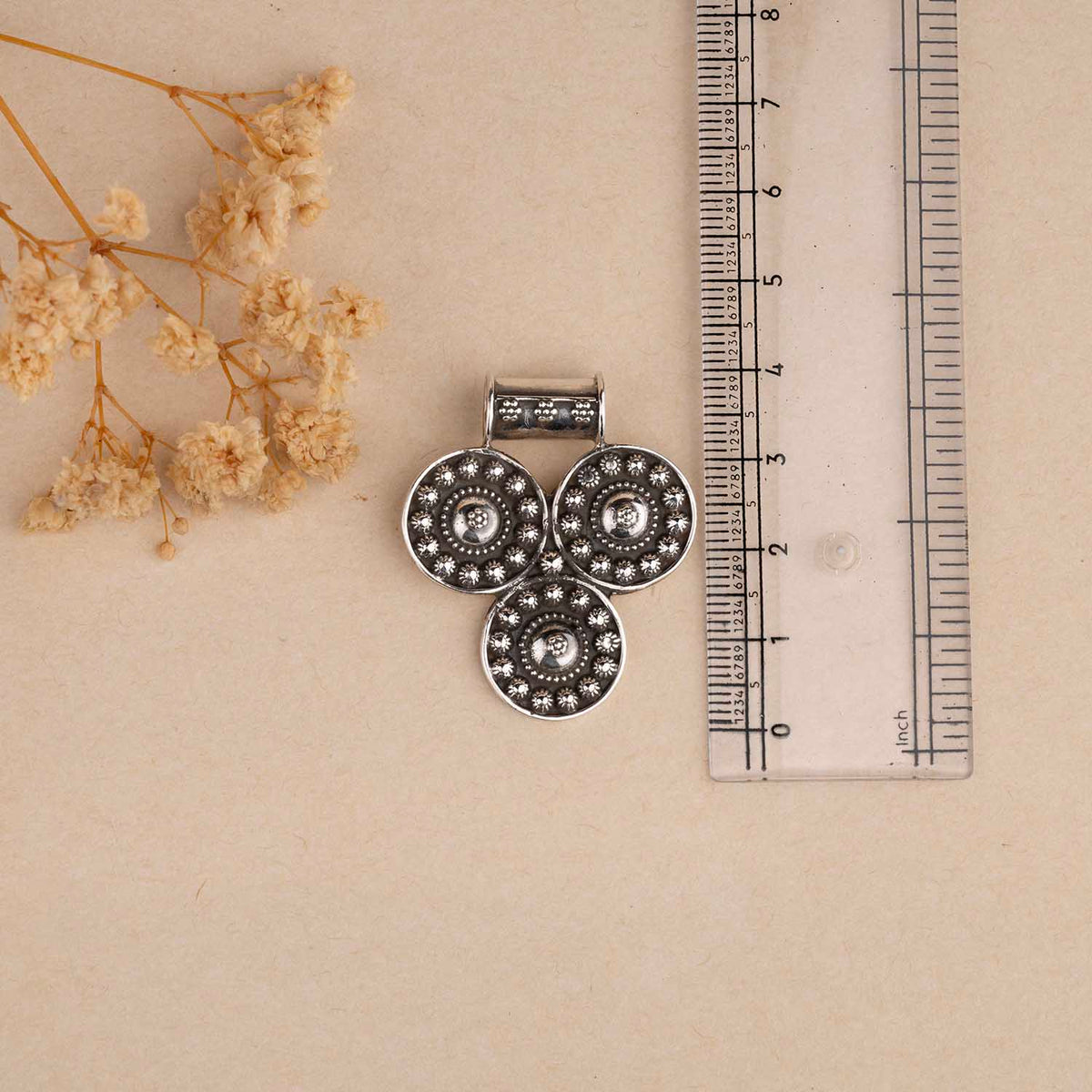 Silver Oxidised Pendant