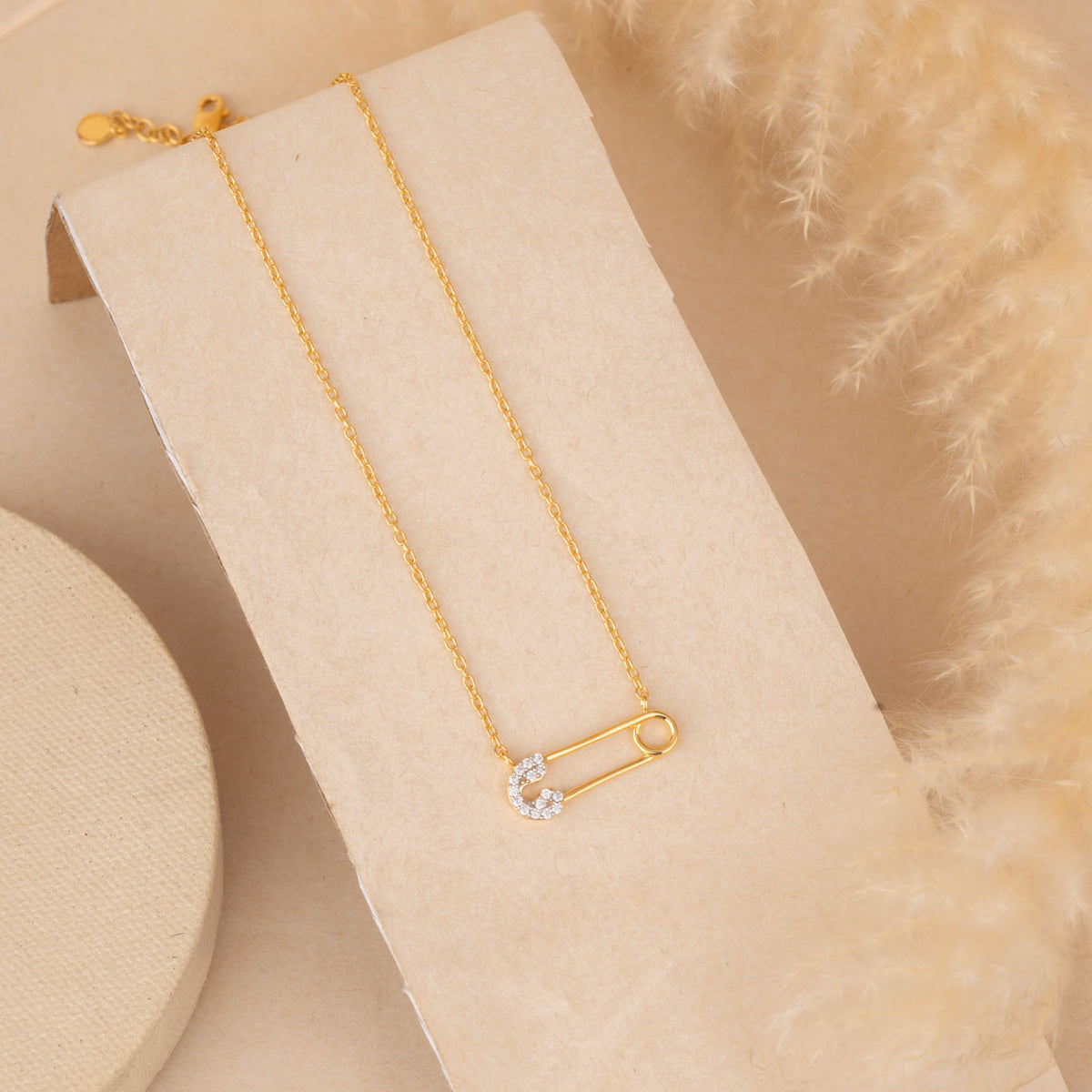 Golden Pin Necklace