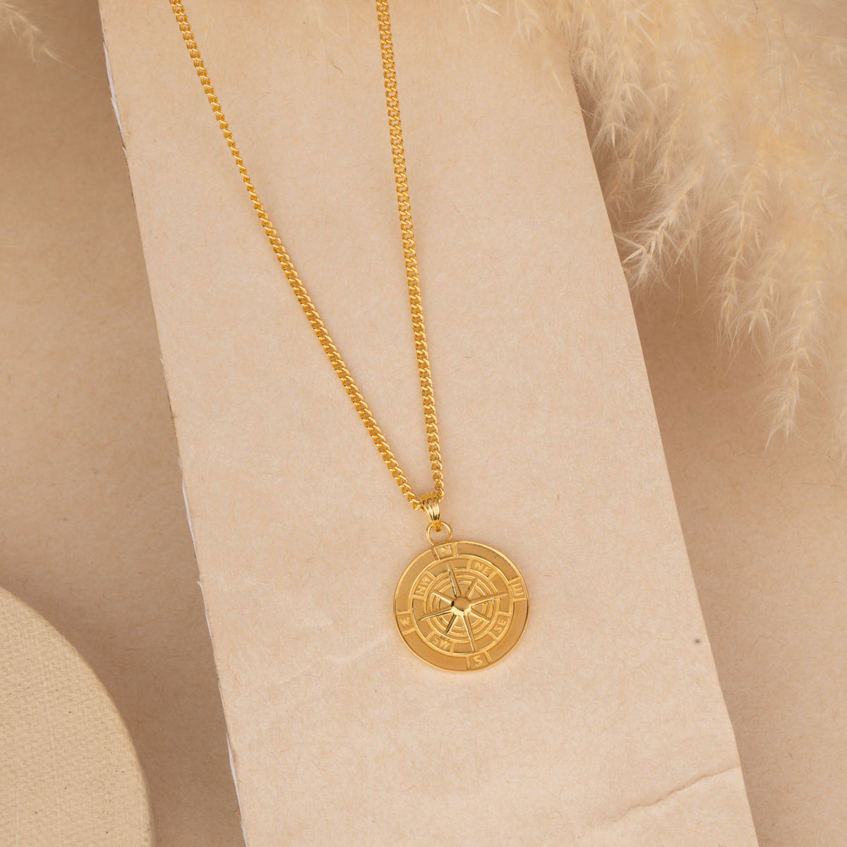 Golden Compass Necklace