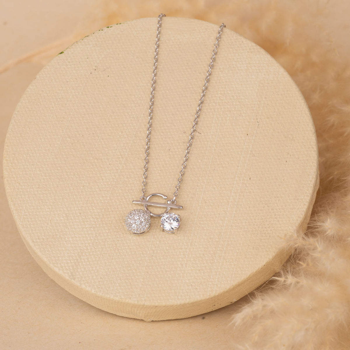 Sparkling Silver Necklace
