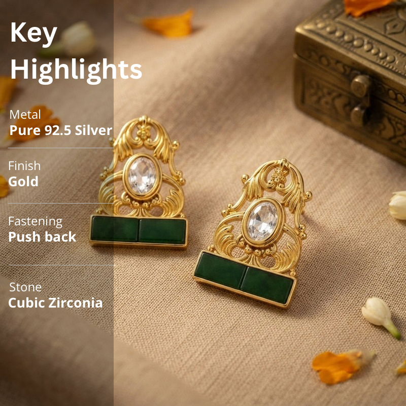 Antique Golden Earrings