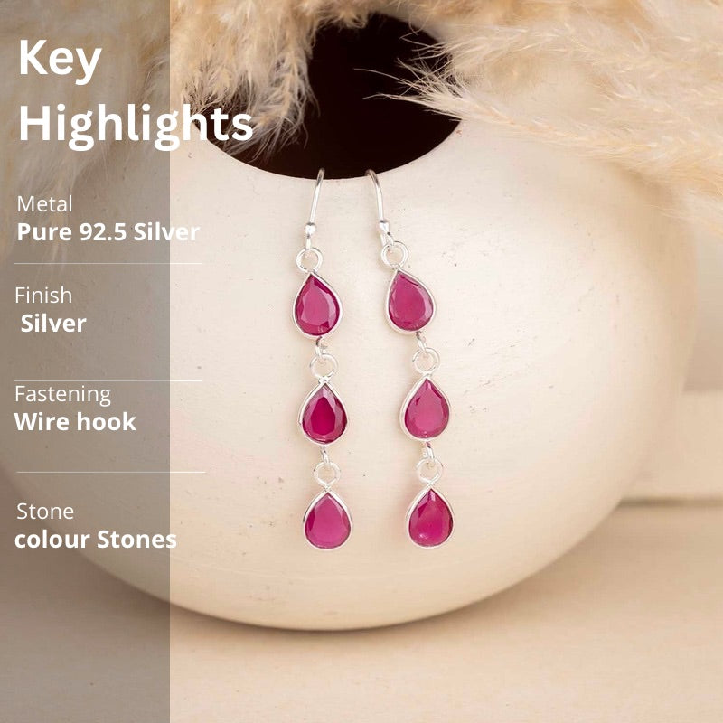Silver Dangling Earrings
