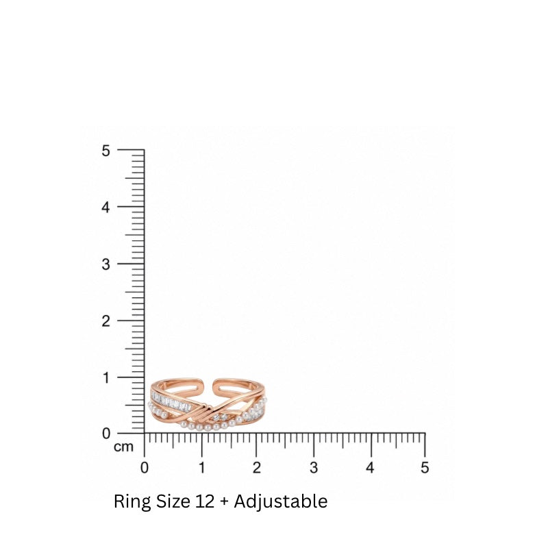Rose Gold Rings in 925 Sterling Silver
