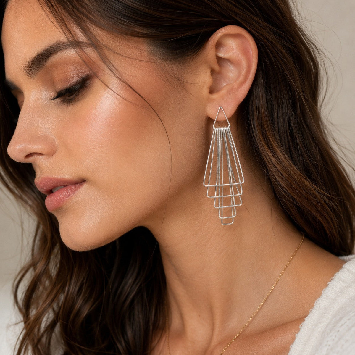 Silver earrings 