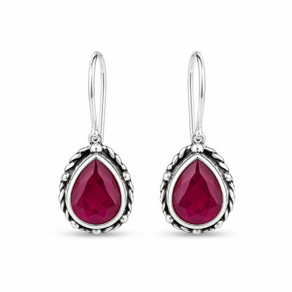 Classic Silver Drop Earrings
