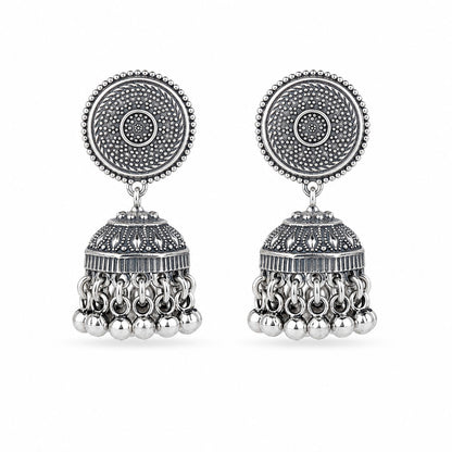 Silver Jhumka
