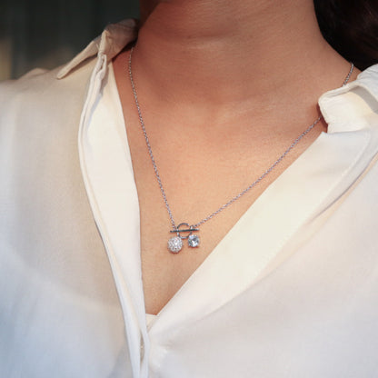 Sparkling Silver Necklace