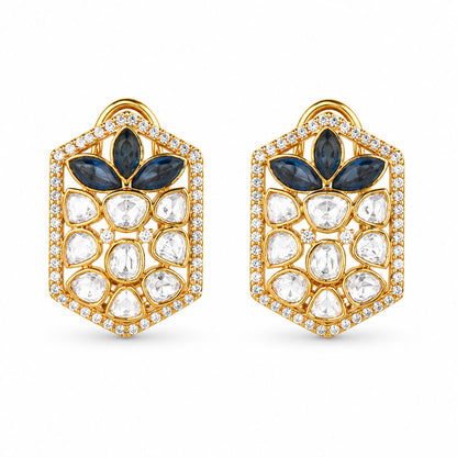 Polki Kundan Earrings