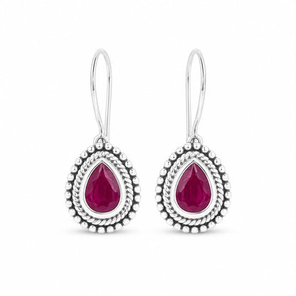 Silver Drop Earrings