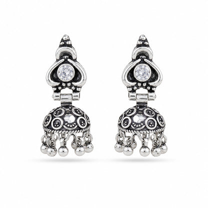 Silver Jhumka