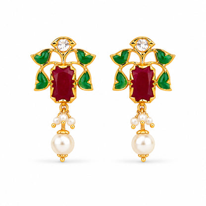 Polki Kundan Earrings