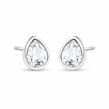 Silver Drop Studs