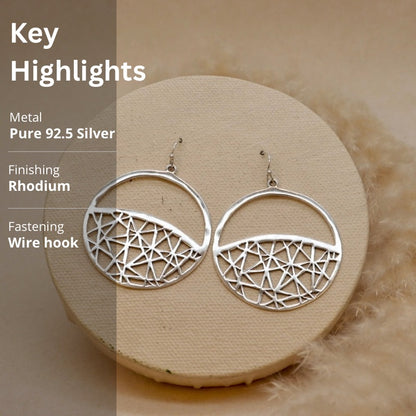 Silver Earrings.