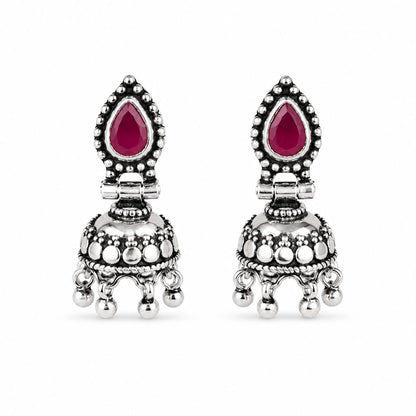 Silver Jhumka