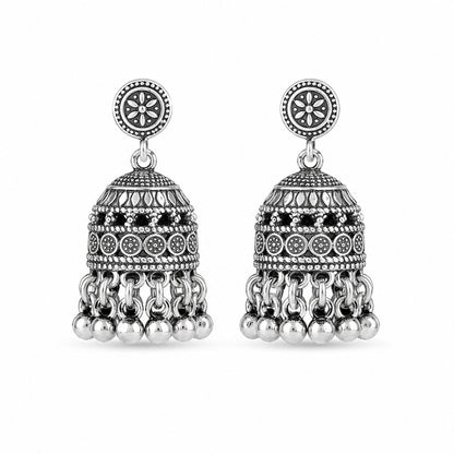 Silver Jhumka