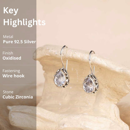 Classic Silver Drop Earrings