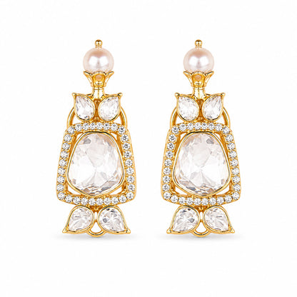 Polki Kundan Earrings