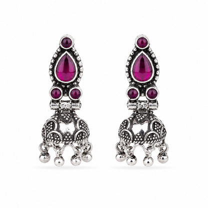 Silver Jhumka