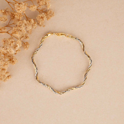 Wavy Gold Bracelet