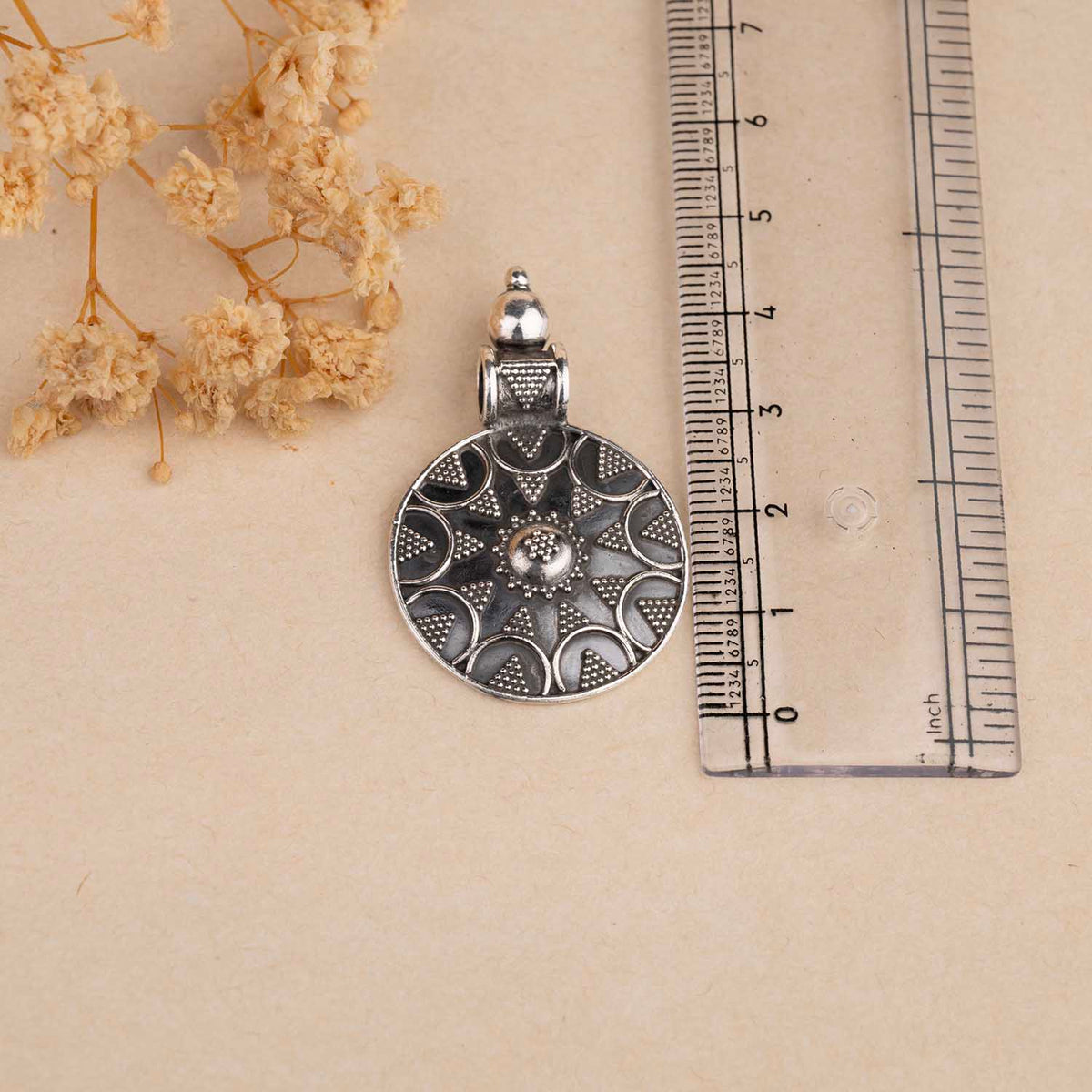 Silver Oxidised Pendant