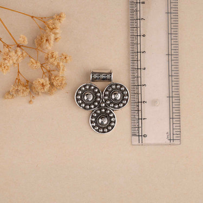 Silver Oxidised Pendant