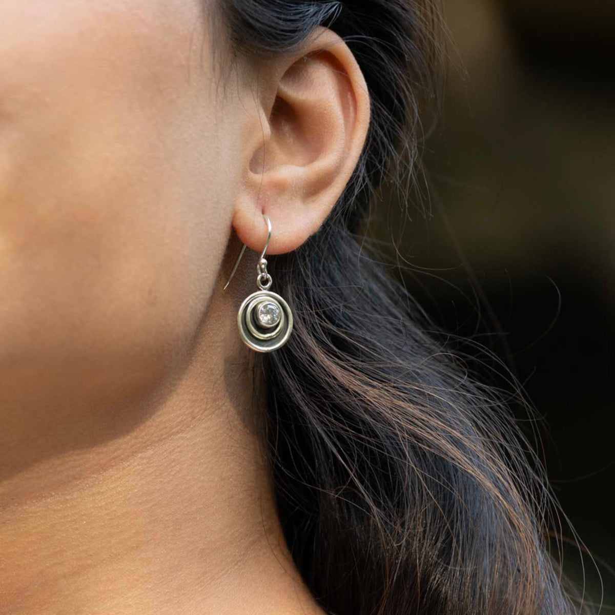 Silver Dangling Earrings