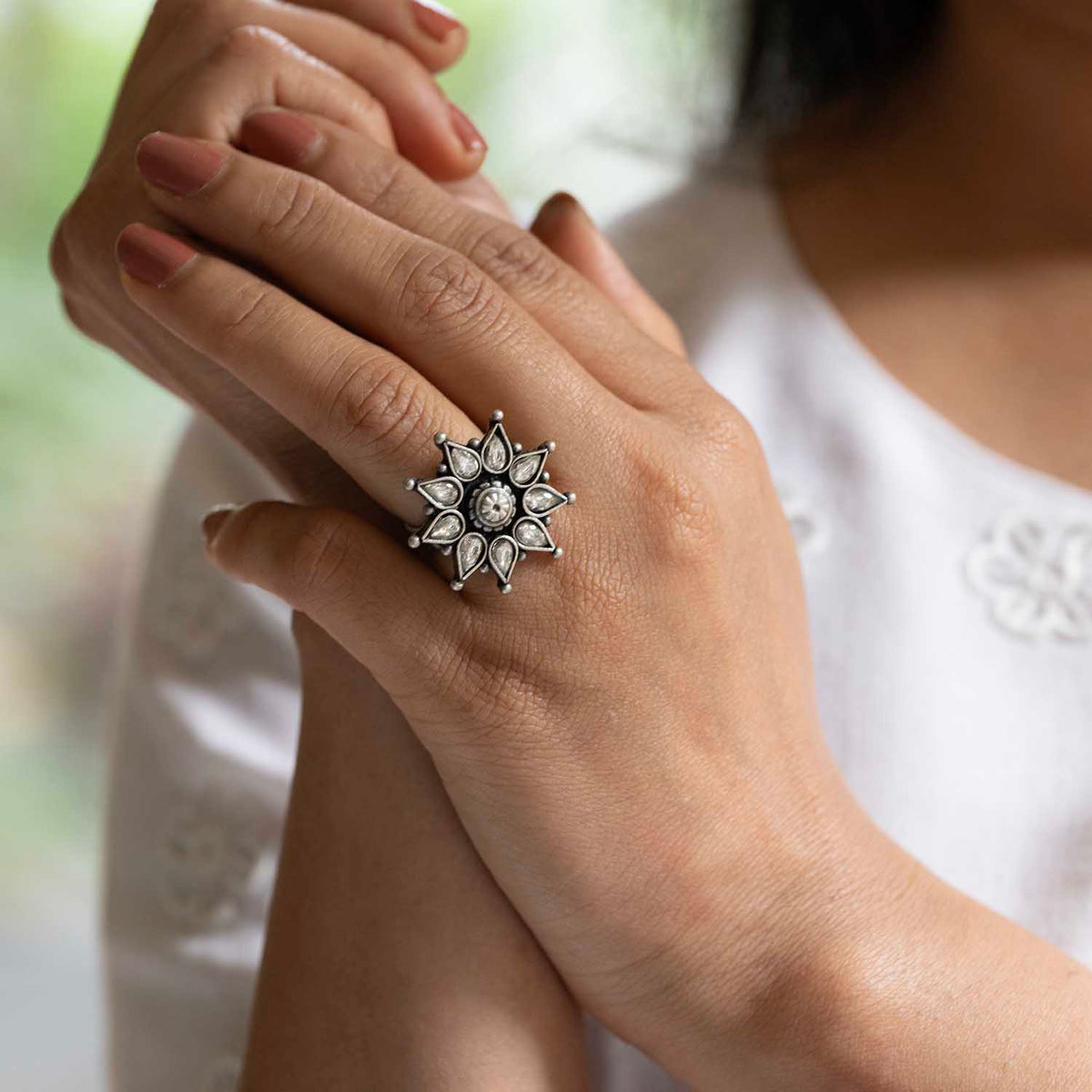 Oxidised Silver Ring