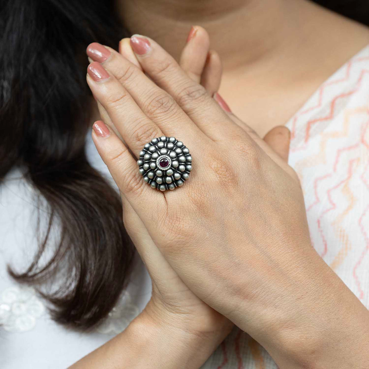 Oxidised Silver Ring