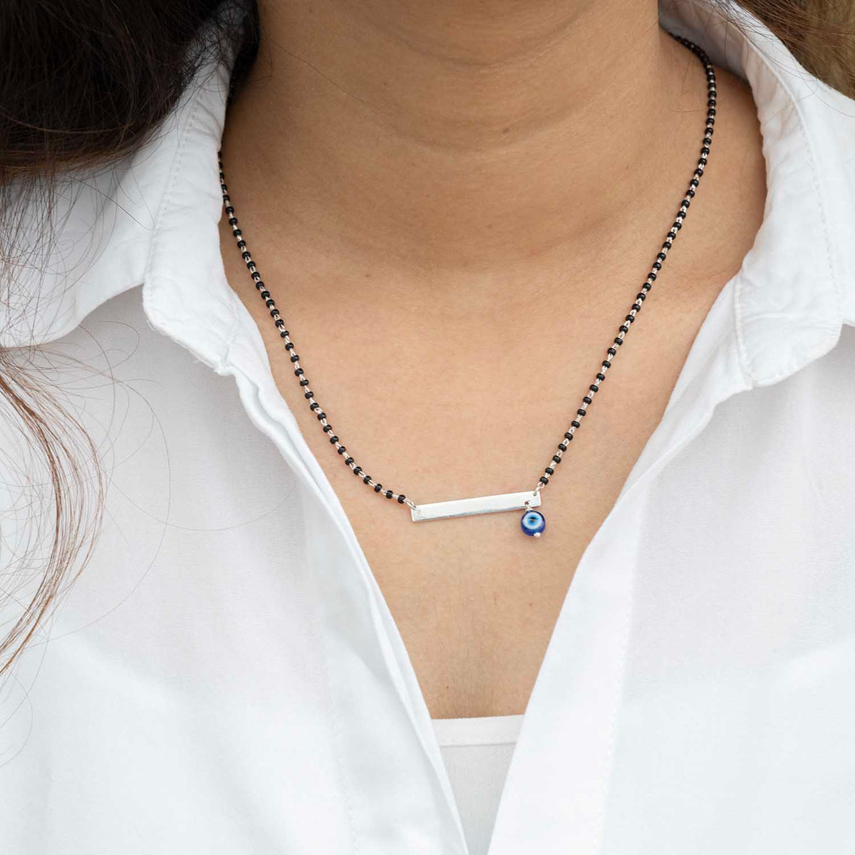Silver Mangalsutra