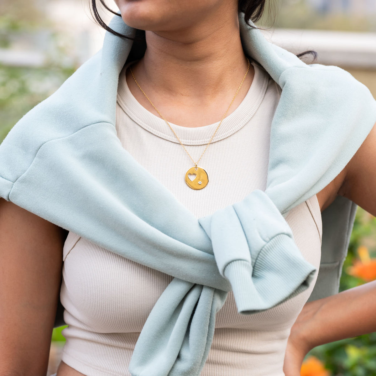Golden Heart Necklace