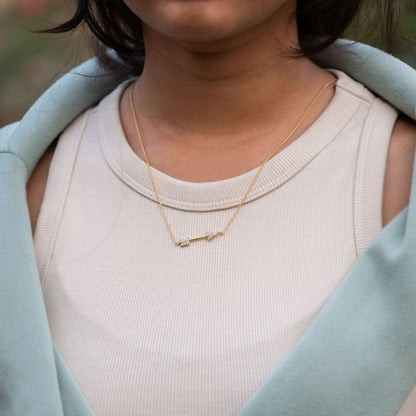 Golden Arrow  Necklace
