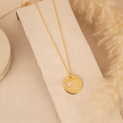 Golden Heart Necklace