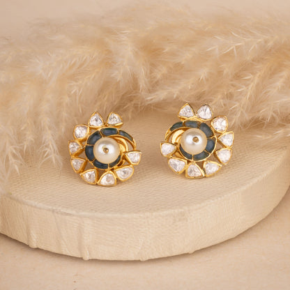 Polki Kundan Earrings