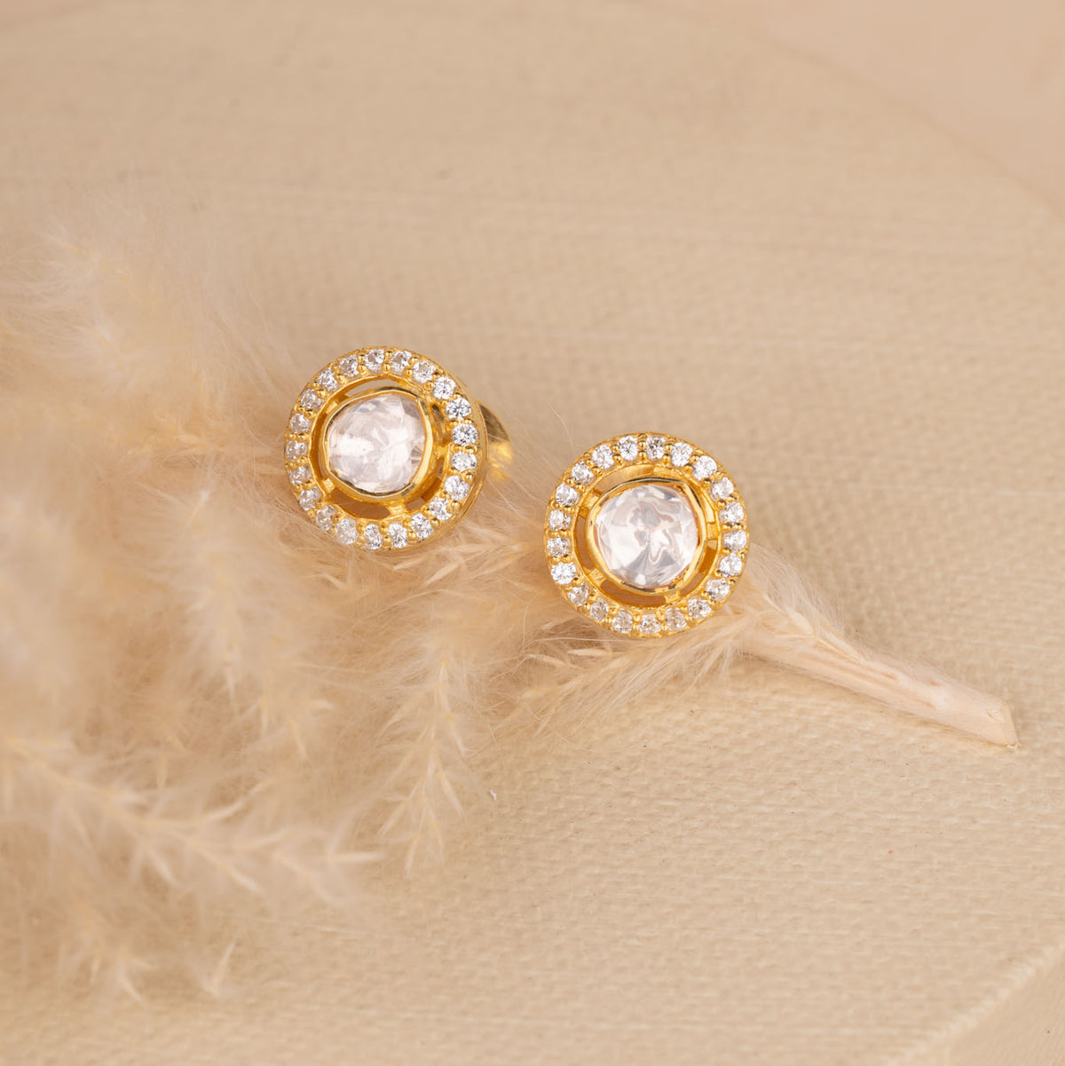 Polki Kundan Earrings