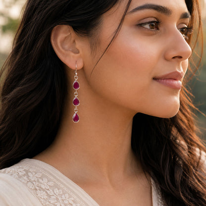 Silver Dangling Earrings