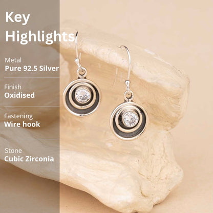 Silver Dangling Earrings