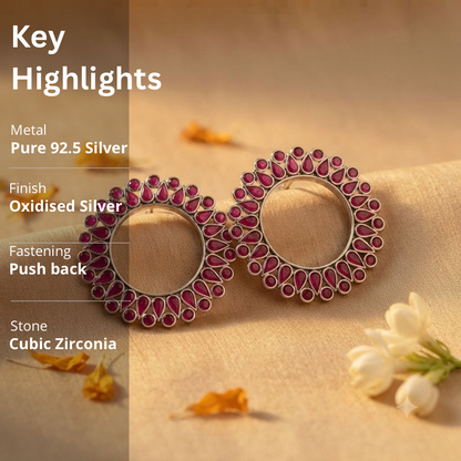 Heritage Silver Earrings