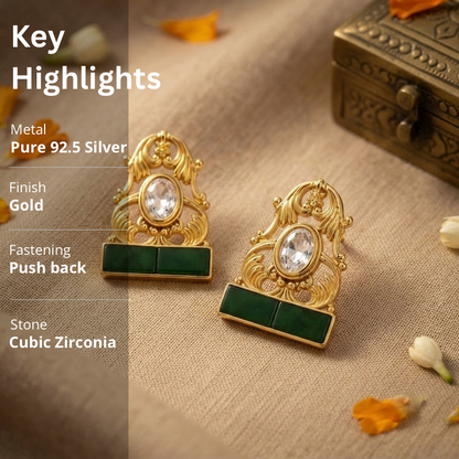 Antique Golden Earrings