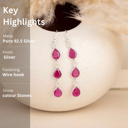 Silver Dangling Earrings