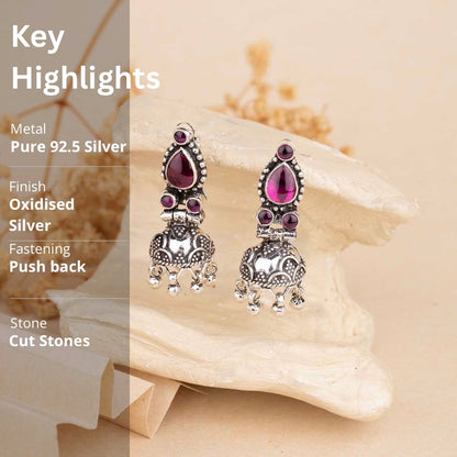 Silver Jhumka