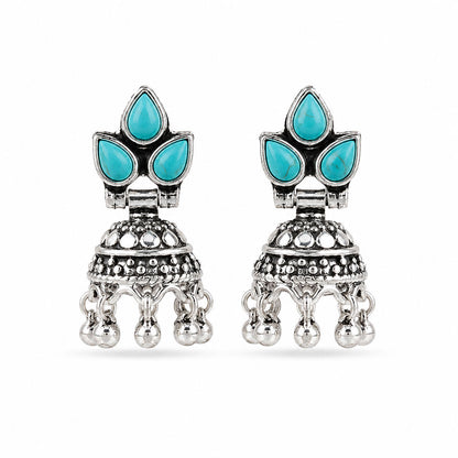 Silver Jhumka