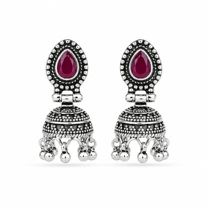 Silver Jhumka