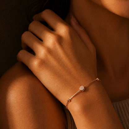 Minimal Rose Gold Bracelet
