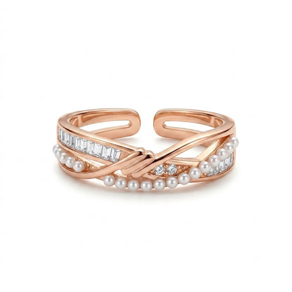 Rose Gold Rings in 925 Sterling Silver
