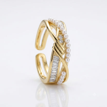 Gold Rings in 925 Sterling Silver