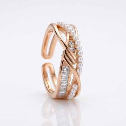 Rose Gold Rings in 925 Sterling Silver