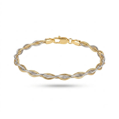 Weaving Gold Bracelet