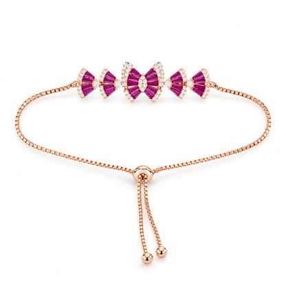 Rose Gold Butterfly  Bracelet