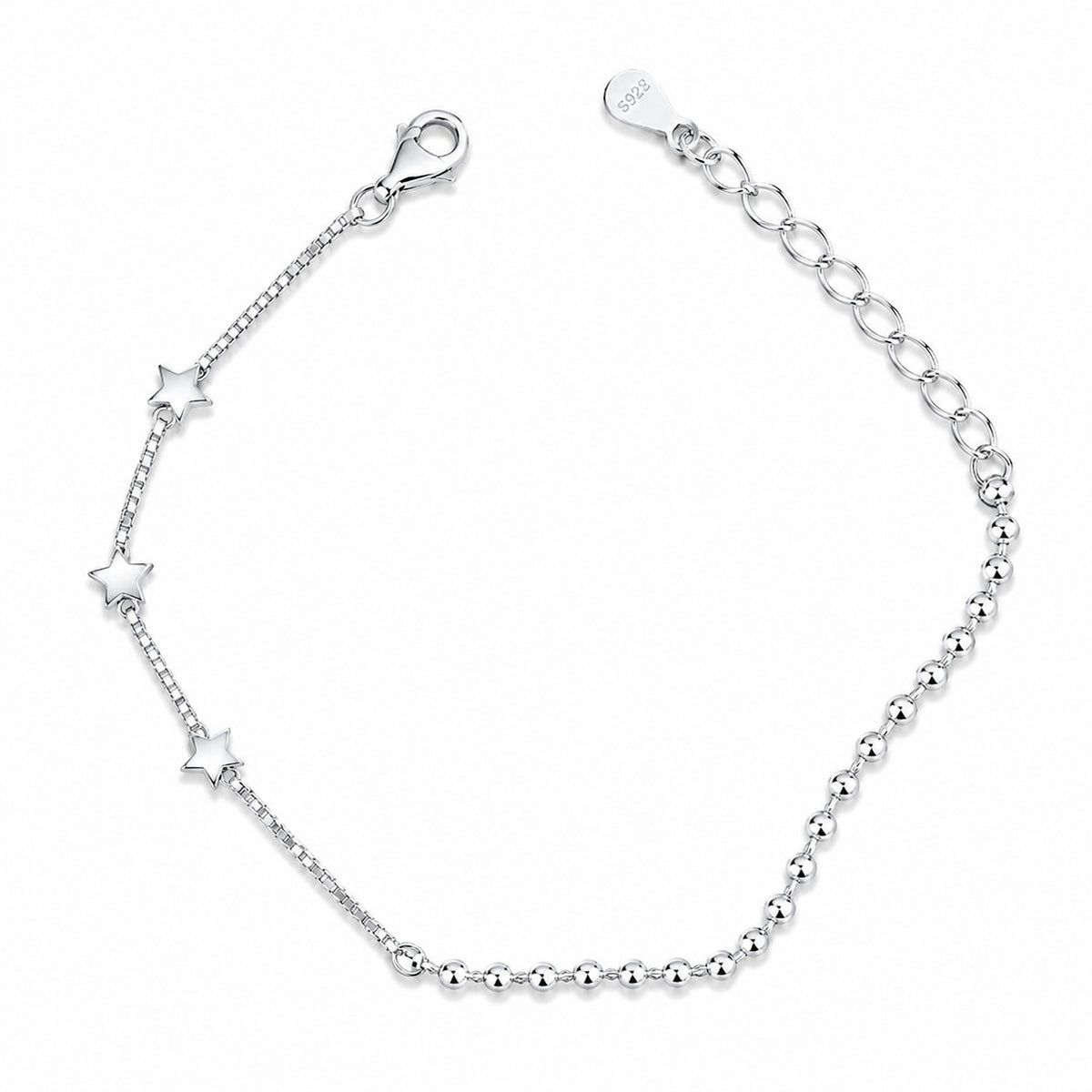 Silver Stars Bracelet