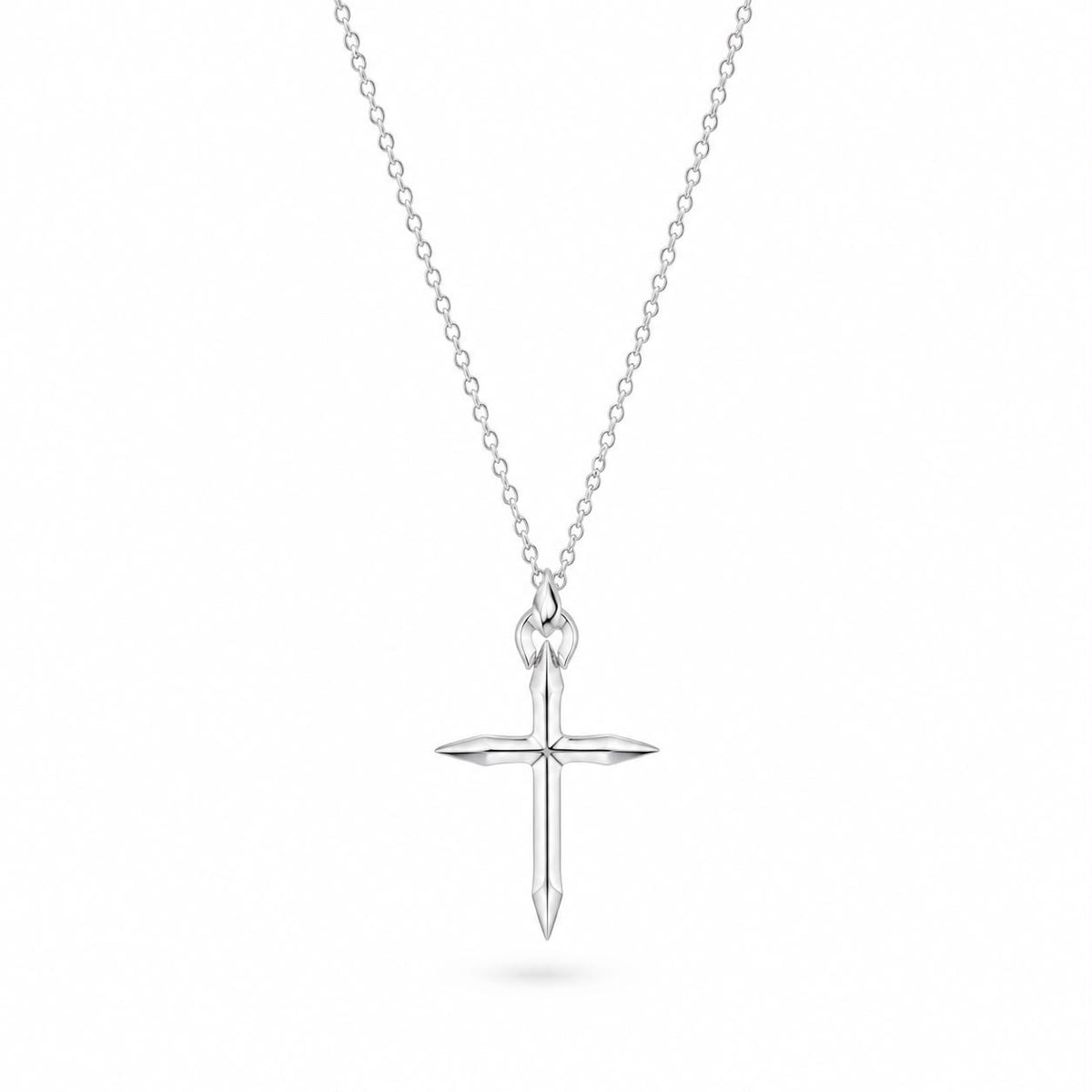 Silver Cross Neck Chain
